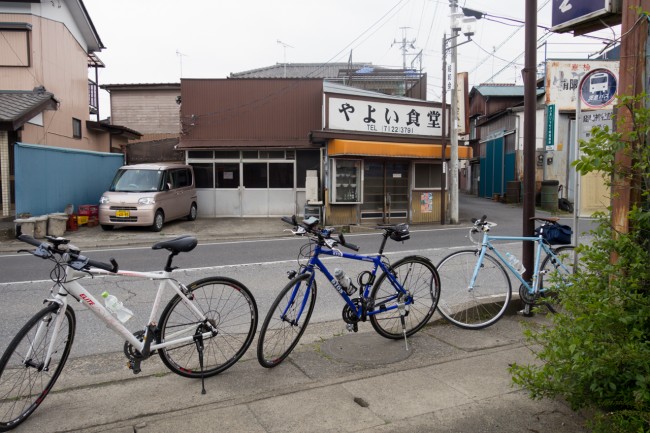 チャリで来た！